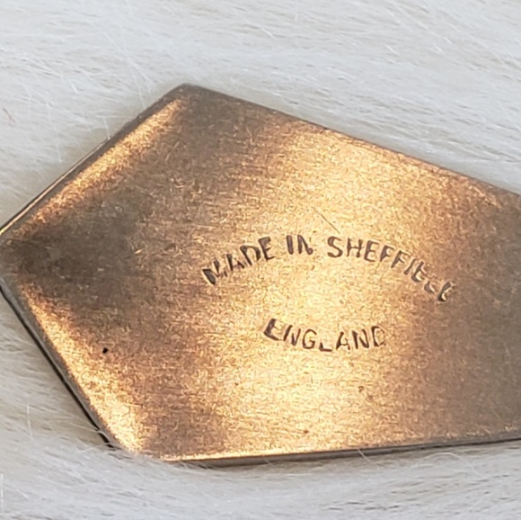 Vintage Sheffield England Enamel Fision Earrings - Picture 2 of 5